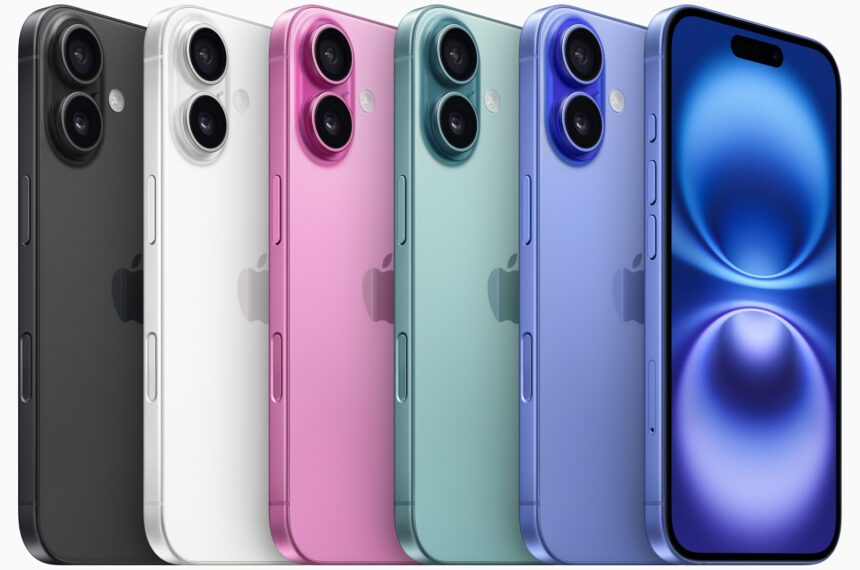 iphone 16 (credit Pic: Apple.com)